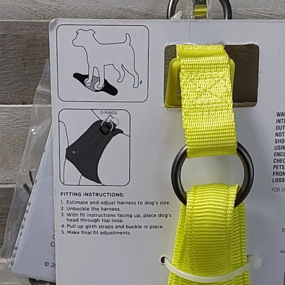 LED Rechargeable Dog Harness Vibrant Green | Boots & Barkley™ | Medium